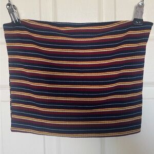 Striped Multicolor Tube Top